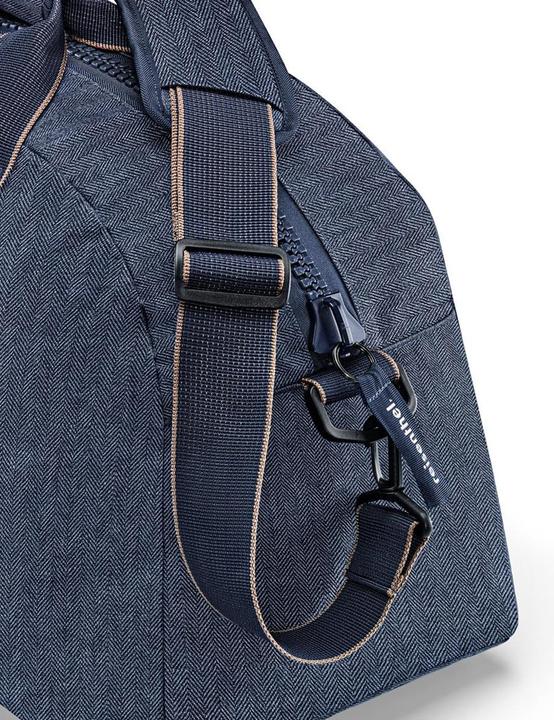Produktbild reisenthel Reisetasche Overnighter Herringbone Dark Blue (45 l)
