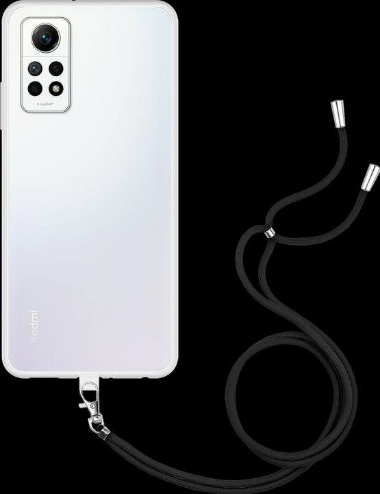 Produktbild Cazy Handykette Hülle Kompatibel mit Xiaomi Redmi Note 12 Pro 4G - Silikon Handyhülle mit Band Necklace