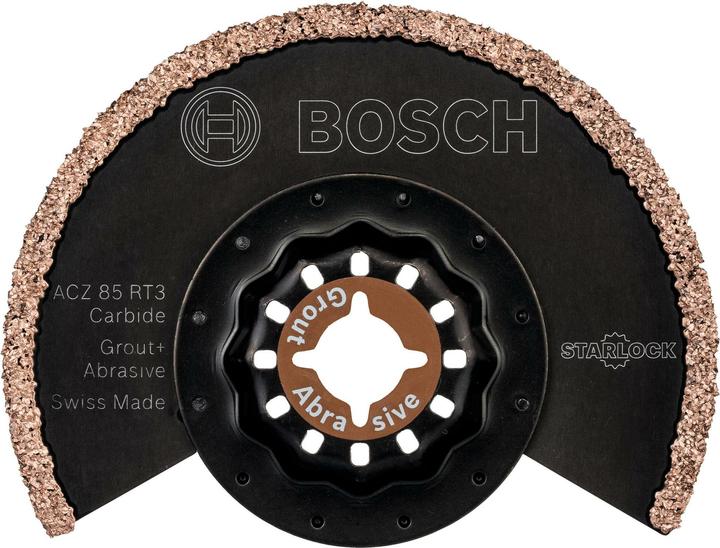 Bosch Zubehör Starlock Carbide-RIFF Segmentsägeblatt ACZ 85 RT3, 85mm