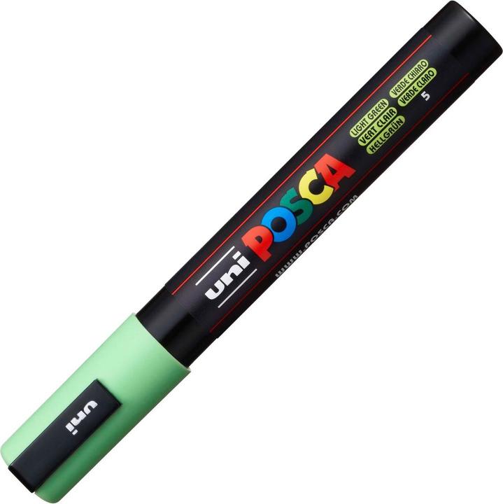 Actual product image Posca Marker PC-5M round tip (Green, 2.50 mm, 1 x)