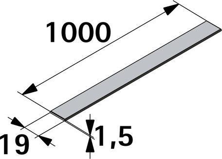 Image du produit Hettich Magnetband 1000 x 19 mm
