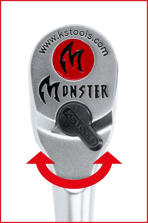 Image du produit KS Tools Cliquet réversible 1/4 bit Monster (1/4")