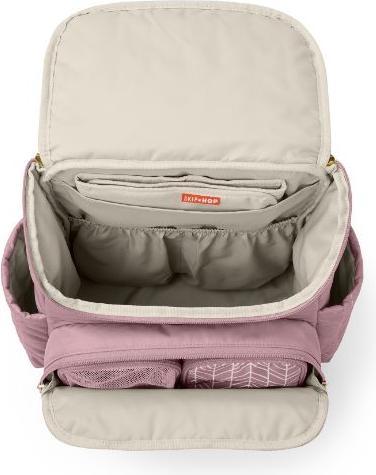 Actual product image Skiphop Forma Changing Backpack mauve mist
