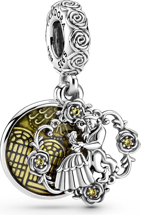 Pandora Disney Beauty and the Beast Charm (Silber 925, Emaille)