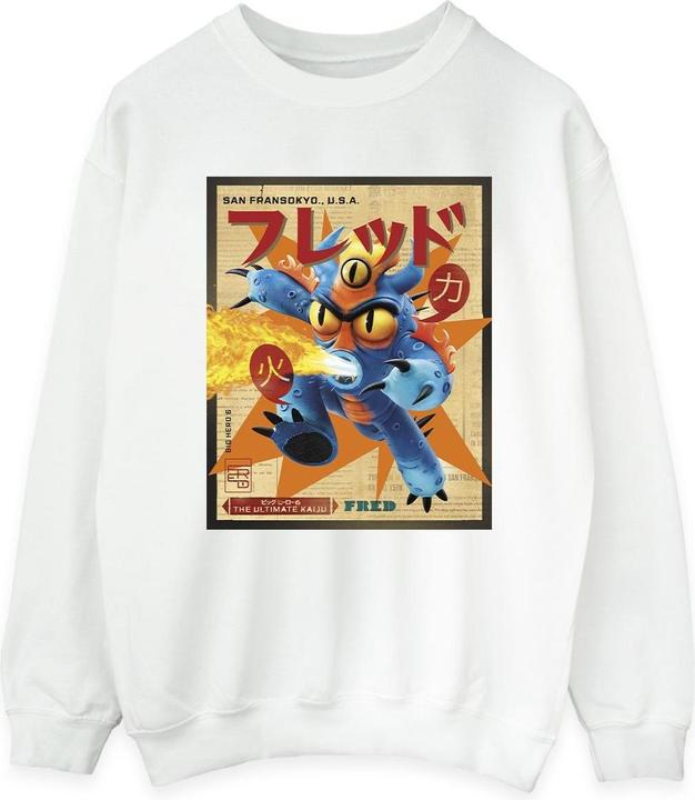 Produktbild Disney Big Hero 6 Baymax Fred Newspaper Sweatshirt (L)