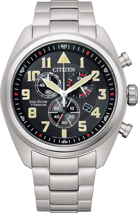 Produktbild Citizen AT2480-81E Eco-Drive Super-Titanium Chronograph 43mm (Chronograph, 43 mm)