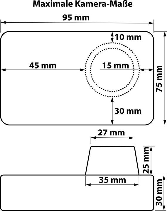 Image du produit Somikon Etui pour appareil photo sous-marin XS avec guide-objectif Ø 30 mm (Sac à bandoulière pour appareil photo)