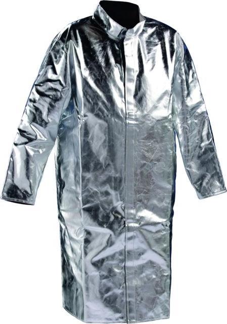 Actual product image Jutec Heat resistant coat, Preox aramid fabric, aluminised, size 52. (52)