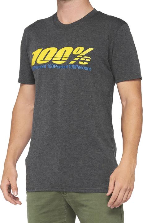 100% Argus Tech Tee grau S (S)