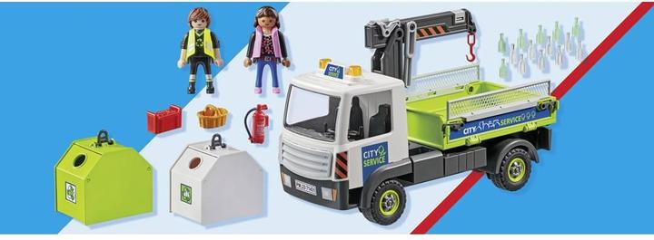 Image du produit Playmobil 71431 Camion de collecte de verre usagé avec conteneur (71431, Playmobil City Action)