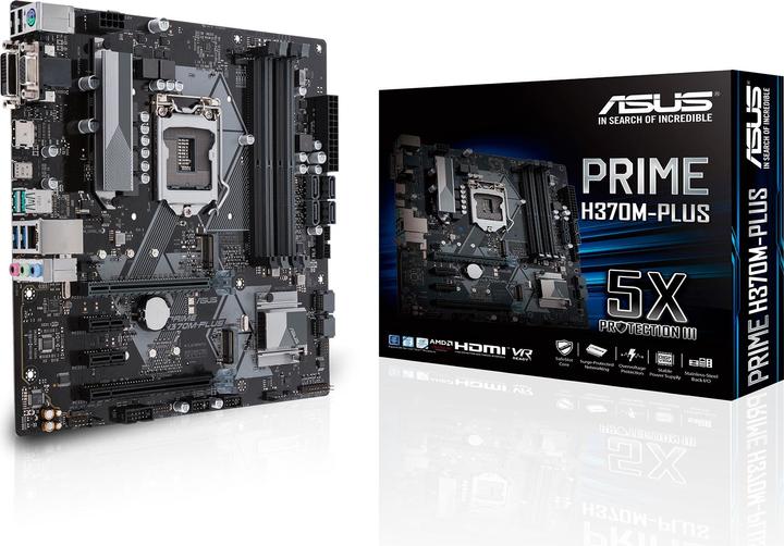 ASUS Prime H370M-Plus (LGA 1151, Intel H370, mATX)