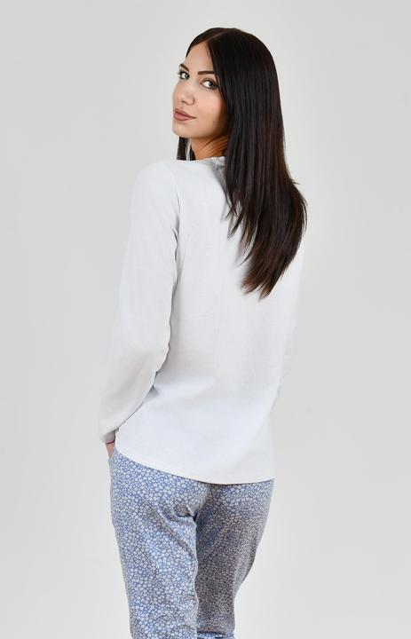 Produktbild Maxte Klassisches langärmeliges Pyjama-Set aus Baumwolle (XL)