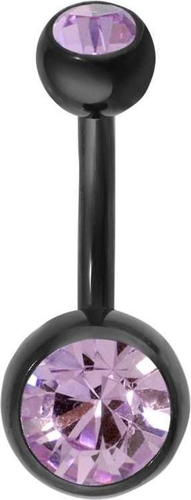 Produktbild Bijouteria Bauchpiercing (Titan, Kristall, PVD Beschichtung)
