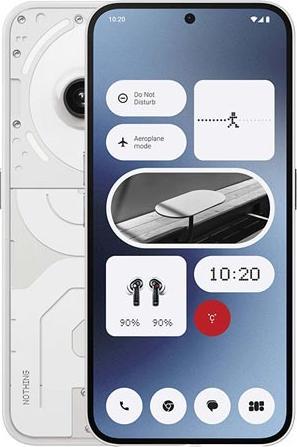 Actual product image Nothing Phone (2a) (256 GB, White, 6.70", Dual SIM, 50 Mpx, 5G)