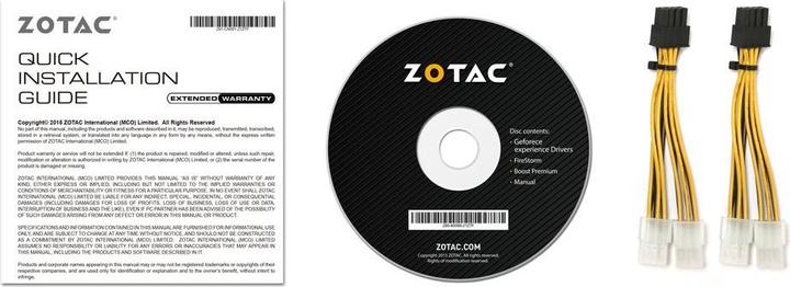 Actual product image Zotac GeForce GTX 1070 Ti AMP Edition (8 GB)