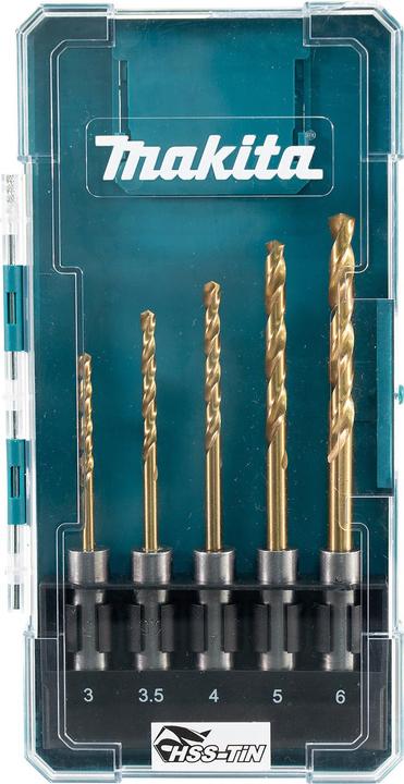 Makita SDS+ metal drill bit set 5 pcs. (3,0, 6.00 mm, 4,0, 3,5, 5,0)