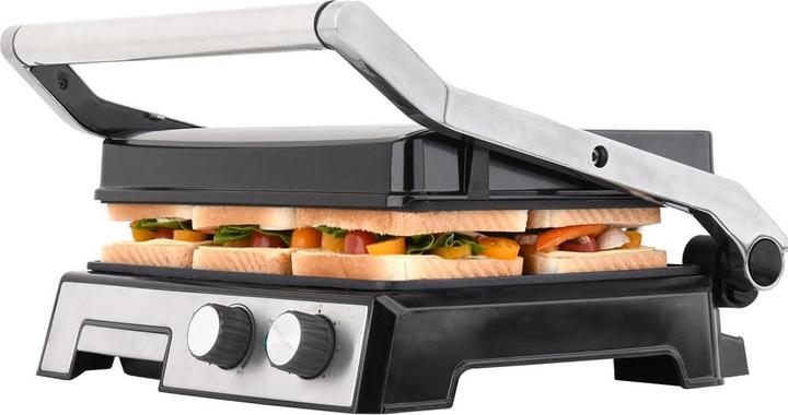 Produktbild Vorel ELEKTRO-KONTAKTGRILL GERILLT GRILLFLÄCHE 29,5X24CM 2000W
