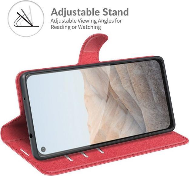 Produktbild MU Classic Litchi Leder Bookcover Series (Google Pixel 5a)