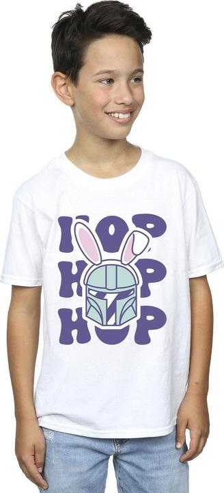 Actual product image Star Wars Boys The Mandalorian Hop Into Easter T-Shirt (140, 146)
