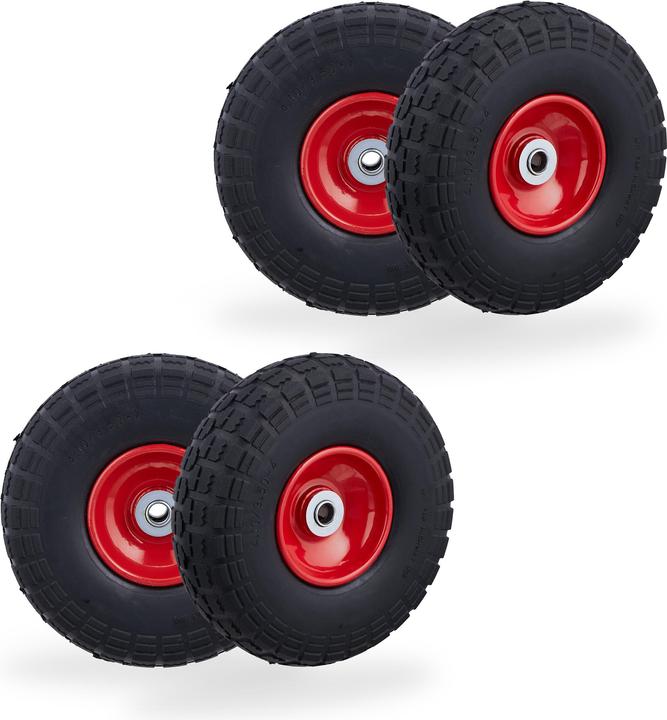 Immagine prodotto Relaxdays 4x ruote-scorta-carro (150 kg)