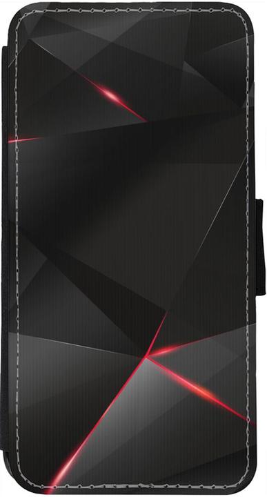 Immagine prodotto PhoneLook Cover Portafoglio nero Nero Linee rosse (Apple iPhone 12 Pro Max)