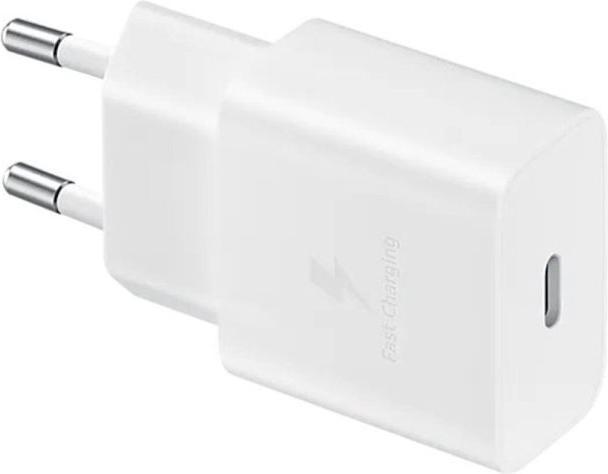 Actual product image Samsung EP-T1510XWE Adapter Power supply PD2.0 Type-C 15W with USB-C cable - white Bulk (15 W)