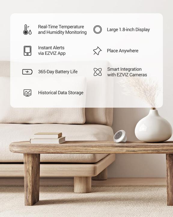 Actual product image EZVIZ Thermostat T51C