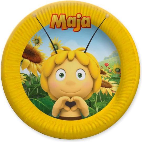 Image du produit Partyfactory Assiette en carton Maya l'abeille (8 x)