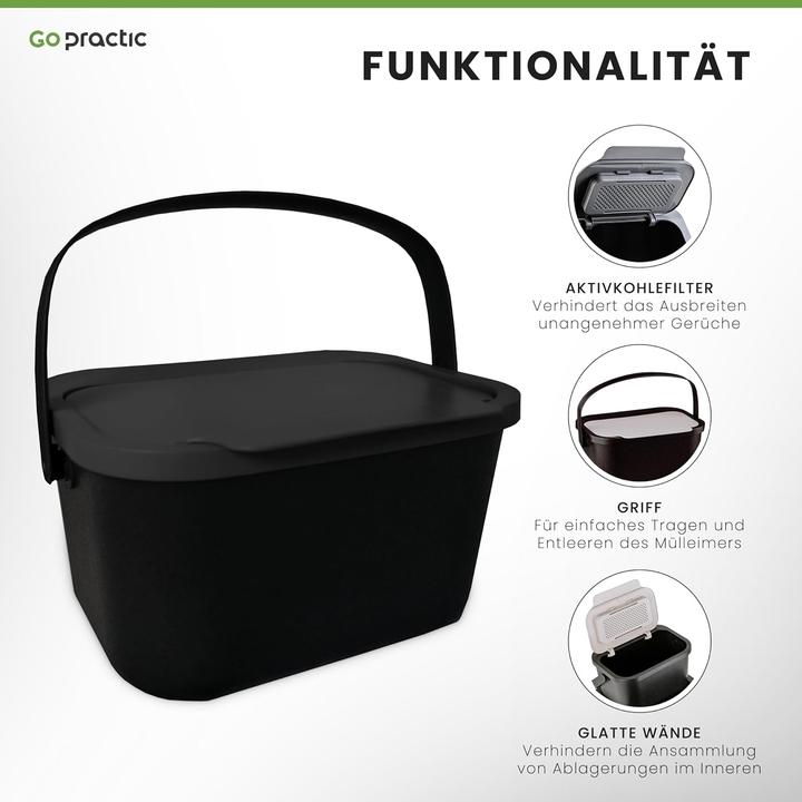 Actual product image Go Practic Organic waste bin (4.50 l)