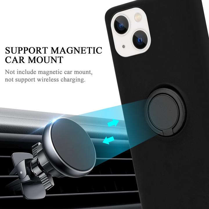 Actual product image Cadorabo Case for Apple iPhone 14 PLUS in TPU Liquid Ring Silicone Case Style (Apple iPhone 14 Plus)