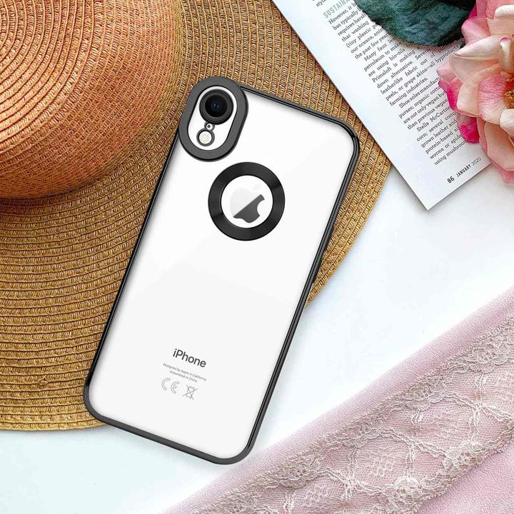 Actual product image Cadorabo TPU Chrome case with camera protection for Apple iPhone XR (Apple iPhone XR)