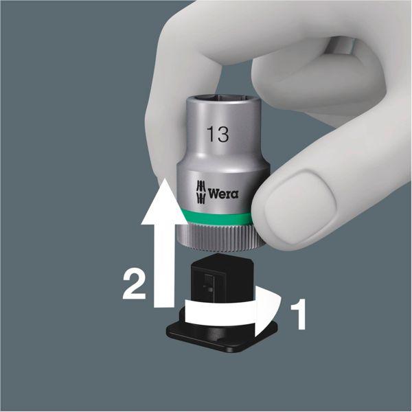 Image du produit Wera 8100 SC 11 Jeu cliquet Zyklop Metal (1/2")