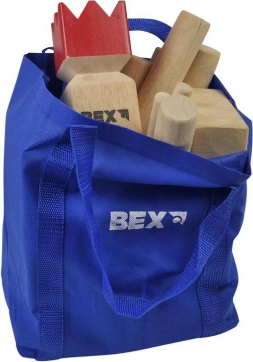 Actual product image Bex Kubb Original Rubberwood with Red King