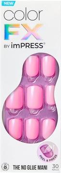 KISS Glue-on nails ImPRESS Color FX - Late Night 30 pcs