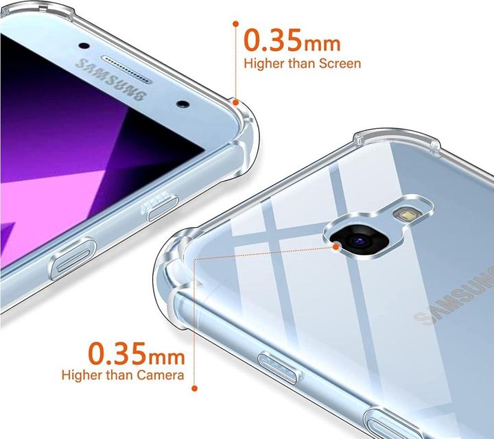 Produktbild Screenguard Samsung Galaxy A3 2017 Hülle Crystal Soft Airbag Bumper (Samsung Galaxy A3 (2017))