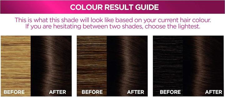 Produktbild L'Oréal Paris Excellence Haarfarbe, Dunkelbraun, 3er Pack (4 Dunkelbraun)