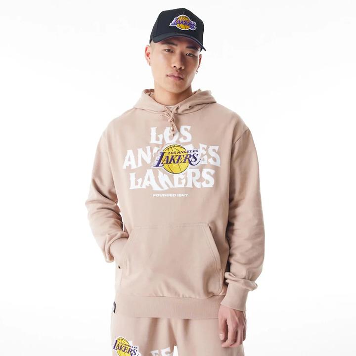 New Era hoodie lo angele laker nba graphic (S)