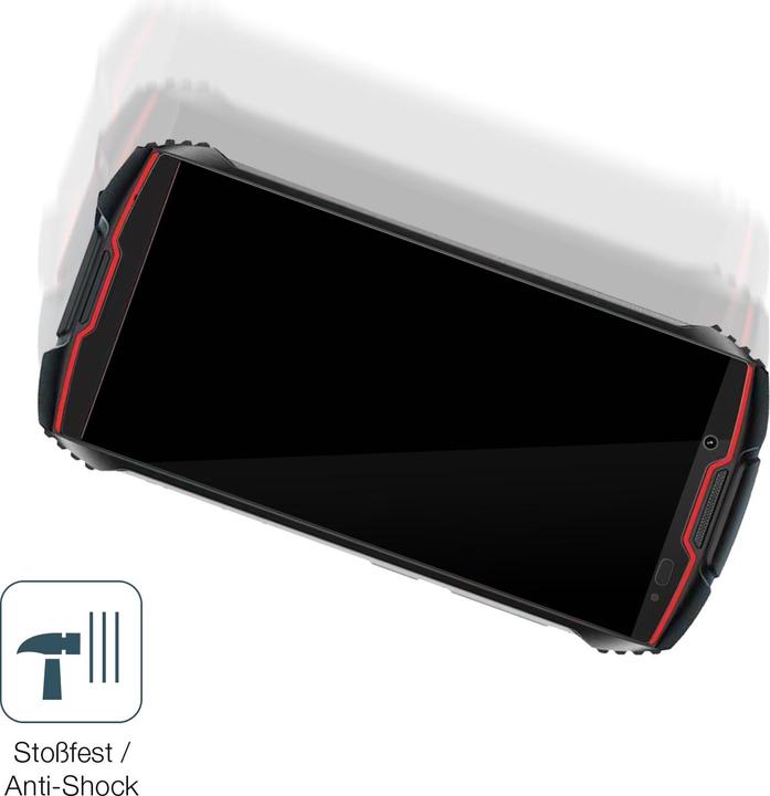 Actual product image Dipos Screen Protector Anti-Shock (2 Piece, Cubot King Kong Mini 2 Pro)