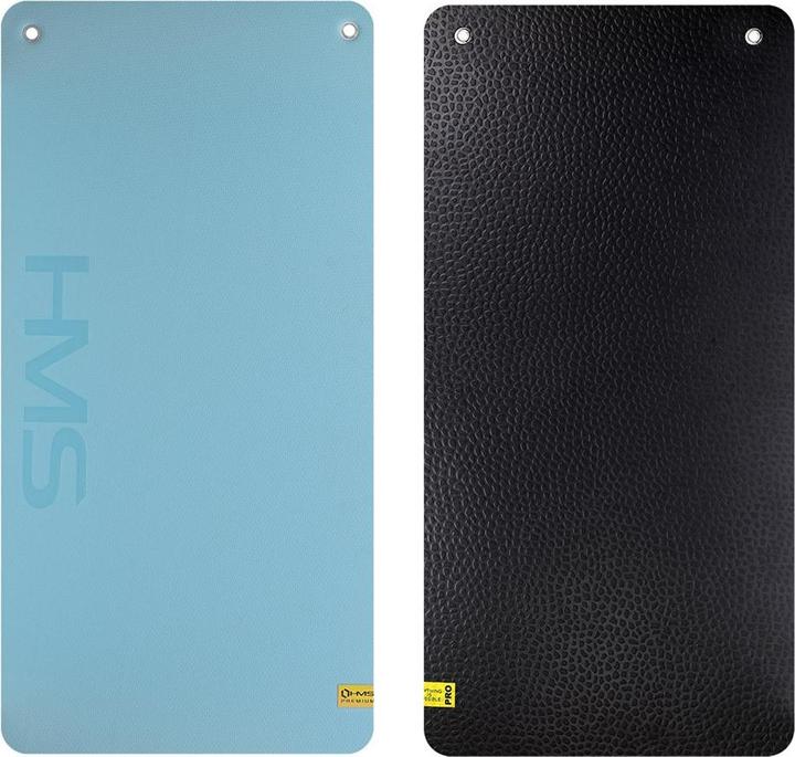 Produktbild HMS Club-Fitnessmatte mit Löchern blau Premium MFK02 (20 mm)