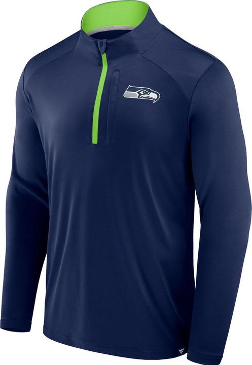 Actual product image Fanatics Seattle Seahawks NFL Half-Zip Sweatshirt navy - 3XL (3XL)