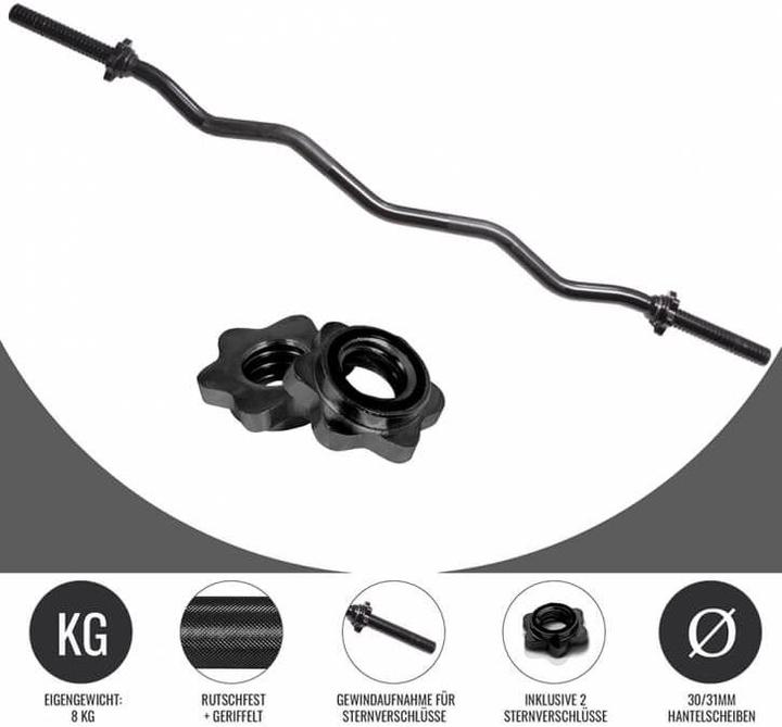 Produktbild Gorilla Sports Hantelstangenset