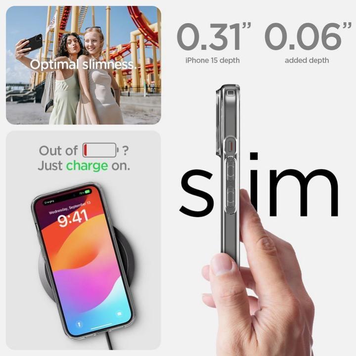 Image du produit Spigen Liquid Crystal iPhone 15 6.1" crystal clear ACS06786 (Apple iPhone 15)
