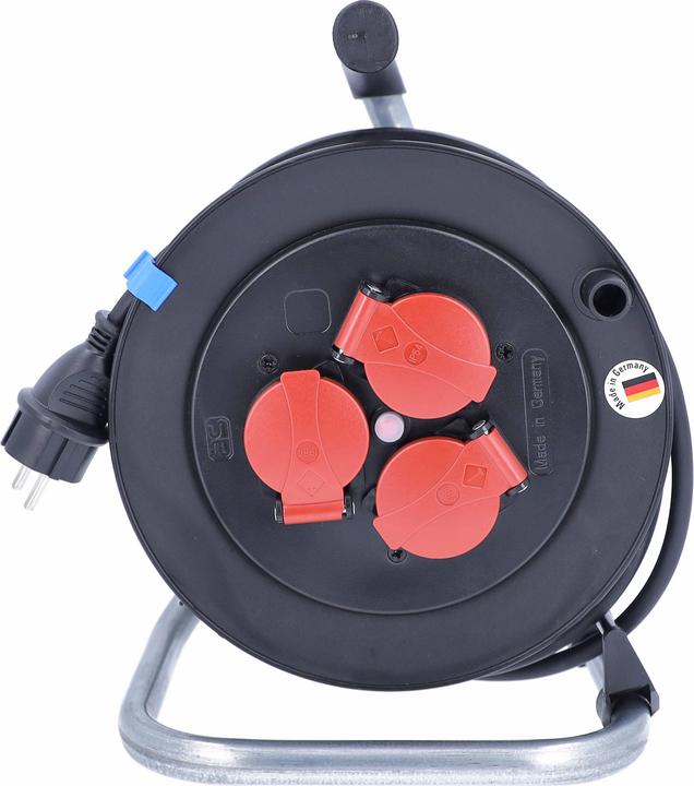 Actual product image As - Schwabe Appliance cable drum 25 m rubber cable, 230 mm diameter (25 m, 1.50 mm²)