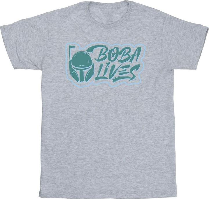 Actual product image Star Wars Mens The Book Of Boba Fett Lives Chest T-Shirt (3XL)