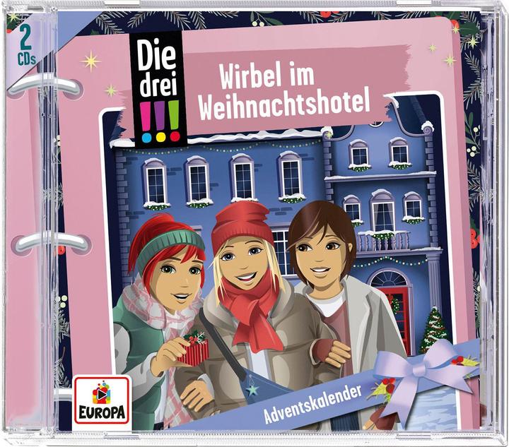 Actual product image The three DREI AUSRUFEZEICHEN Advent calendar/Wirbel im Weihnachtshotel