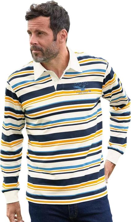 Immagine prodotto Atlas For Men Camicia da Rugby A Strisce Uomo (L)