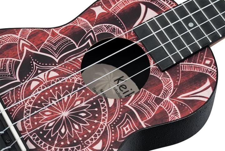 Image du produit Keiki Ukulele Package - Soprano - Red Kaleidoscop (Soprano, Soprano)