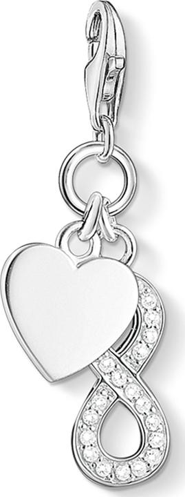 Immagine prodotto Thomas Sabo Ciondolo Charm Cuore con Infinito (Argento 925)