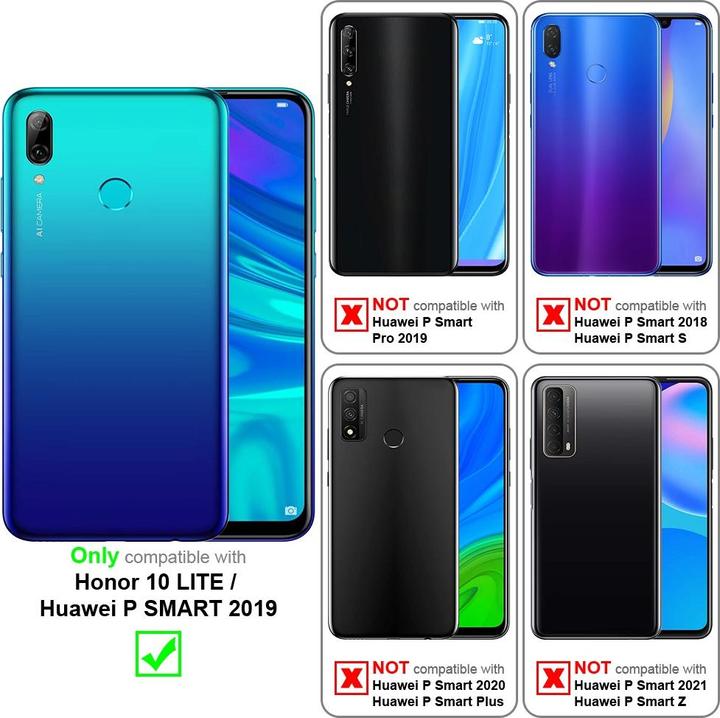 Produktbild Cadorabo TPU Hülle 360 Grad Case (Huawei P Smart (2019), Honor 10 Lite)