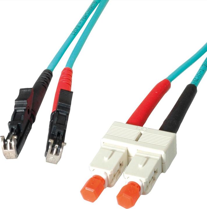 Produktbild Leoni LWL-Patchkabel OM3 (S/FTP, CAT6a, 2 m)